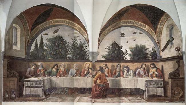Domenicho Ghirlandaio Abendmahl oil painting image